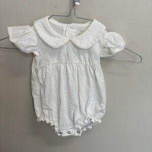 The Oaks Apparel White Pima Cotton bubble 6 months